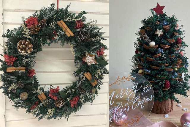 （IG@ d.w.y.w_florist..）【DIY情侶聖誕禮物推介丨擺設類】#5. 保鮮花聖誕樹／聖誕花圈為了迎接一年一度的聖誕，挑選聖誕禮物當然也要配合一下節日的主題。談及聖誕節，必定會聯想起聖